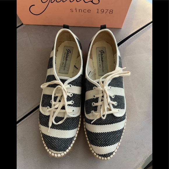 Gaimo Laced Linen Espadrilles size 41 - Picture 2 of 13